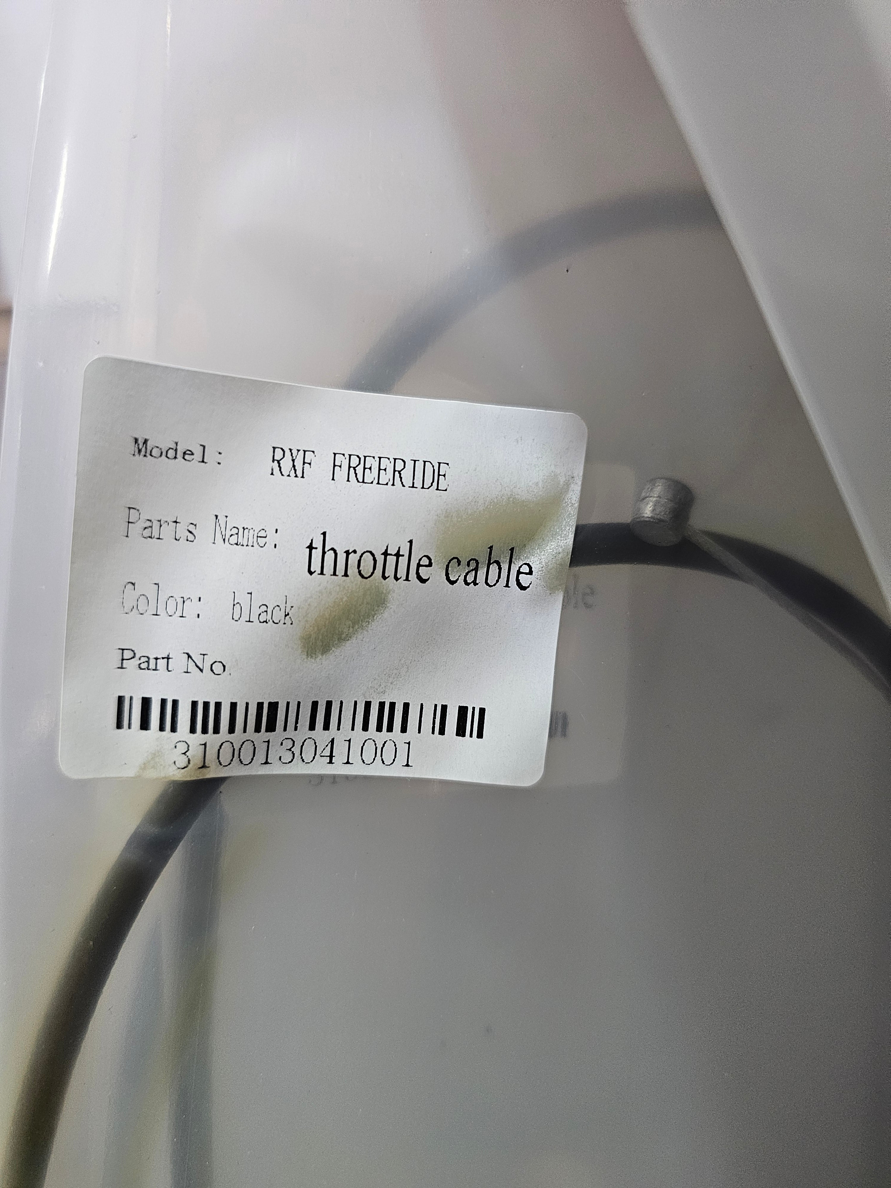 RXF FREERIDE 140 THROTTLE CABLE