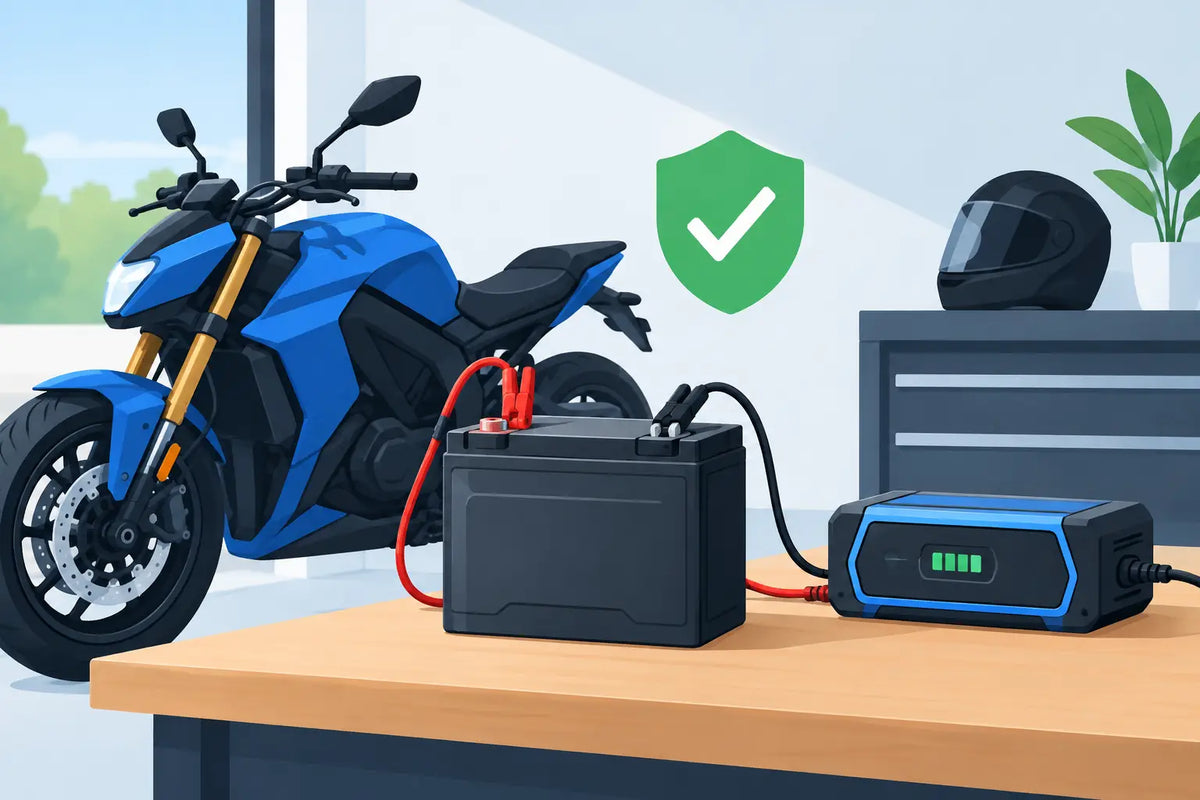 How to Charge Lithium Motorcycle Batteries Safely